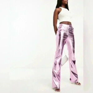 BNWT 7 for all mankind Women’s metallic pants size M